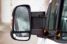 Накладки на боковые зеркала Citroen Jumper Шасси 2014-