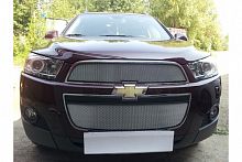 Защита радиатора Chevrolet Captiva 2011-2013 (2 части) chrome