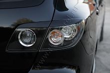Накладки на задние фонари (Реснички) Mazda 3 хэтчбэк 2003-2008
