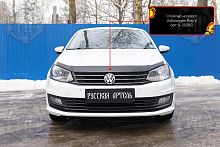 Спойлер на капот без скотча Volkswagen Polo V 2016-2019