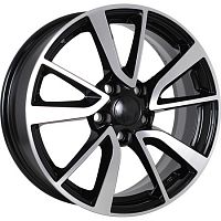    699 (ZV 17_ Audi A4) R17x7 5x112 ET46 CB66.6 Almaz_black   