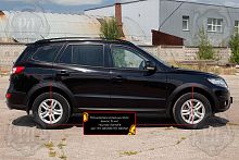 Расширители колесных арок (вынос 15 мм) Hyundai Santa Fe II 2005-2010 (дорестайлинг)