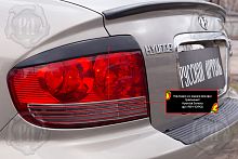 Накладки на задние фонари (реснички) Hyundai Sonata IV (EF) 2001-2012 (рестайлинг)